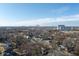 Wide aerial view of homes and businesses in the distance at 1323 S Ewing St, Indianapolis, IN 46203