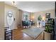 Inviting living room with hardwood floors, cozy seating, and an abundance of natural light at 14055 Mimosa Ct, Fishers, IN 46038