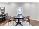 Eat-in dining area, nestled near the kitchen, features a window for natural light at 1434 S Talbott St, Indianapolis, IN 46225