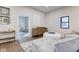 Living area featuring modern decor, hardwood floors, and neutral colors at 1434 S Talbott St, Indianapolis, IN 46225