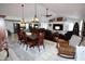 Open-concept living and dining areas with modern decor and ample natural light at 1939 Crystal Bay E Dr, Plainfield, IN 46168
