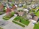 Nice suburban home with large front lawn, driveway, and landscaping at 2020 Cross Willow Ln, Indianapolis, IN 46239