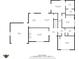 Detailed floor plan showcasing the layout of the home's rooms and dimensions at 2165 Plantation Ln, Martinsville, IN 46151