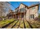 Multi-level back deck providing an ideal space for outdoor gatherings or relaxation at 2688 S Oscar Ct, Morgantown, IN 46160