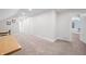 Neutral bonus room has carpeted floors, an attached work space and lots of light at 2688 S Oscar Ct, Morgantown, IN 46160