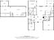 Comprehensive floor plan of both floors of the home detailing the room arrangements and dimensions at 286 S Woodridge Dr, Pittsboro, IN 46167