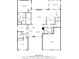 Detailed floor plan showcasing the layout of the entire home, including room dimensions and features at 286 S Woodridge Dr, Pittsboro, IN 46167