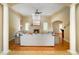 Spacious living room with fireplace and hardwood floors at 286 S Woodridge Dr, Pittsboro, IN 46167