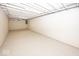 Large basement with white walls and ceiling, carpet flooring, and utility connections at 2888 Prairie Stream Way, Columbus, IN 47203