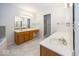 Bathroom features a large vanity with double sinks at 2888 Prairie Stream Way, Columbus, IN 47203