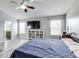 Spacious bedroom offering neutral walls, large windows and a cozy aesthetic at 3229 Autumn Ash Dr, Zionsville, IN 46077