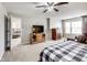 Large bedroom featuring TV, a dresser, and a comfortable bed at 3229 Autumn Ash Dr, Zionsville, IN 46077