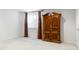 Bedroom with a spacious closet and warm-colored curtains at 3560 Cardinal Way, Carmel, IN 46074