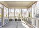 Charming screened-in porch perfect for enjoying the outdoors at 3560 Cardinal Way, Carmel, IN 46074