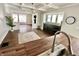 Open concept kitchen featuring a view into the dining and living rooms at 4224 Cornelius Ave, Indianapolis, IN 46208