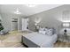 Spacious bedroom with a comfortable bed and neutral color scheme at 4457 N Kenmore Rd, Indianapolis, IN 46226