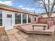 Backyard deck with seating provides a great space for outdoor enjoyment and relaxation at 504 Pelenor Dr, Franklin, IN 46131