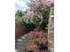 Beautiful landscaping with vibrant pink flowers and lush greenery, creating a welcoming outdoor space at 5055 Willow Rd, Zionsville, IN 46077