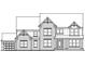Detailed architectural rendering of a two-story brick home with prominent gables and covered front porch at 6783 Renoir Way, Avon, IN 46123
