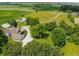 Aerial view of a home and surrounding fields at 695 N 650 W, Lebanon, IN 46052