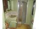 Bathroom with shower and sink at 7240 W Glendale Ln, Greenfield, IN 46140