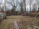Overgrown backyard presenting a blank canvas for landscaping at 730 Waldemere Ave, Indianapolis, IN 46241