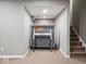 Basement nook area with a ping pong table for recreation at 7536 Shasta Dr, Indianapolis, IN 46217