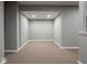 Spacious basement with carpet and recessed lighting at 7536 Shasta Dr, Indianapolis, IN 46217