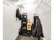 Organized storage area featuring shelves, boxes, and various household items at 7939 Crackling Ln, Indianapolis, IN 46259