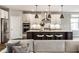Stylish kitchen featuring modern appliances, stainless steel accents, and a spacious center island at 804 Whispering Oaks Dr, Carmel, IN 46032