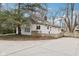 View of home's exterior featuring a quaint, fenced yard and a light exterior at 8190 Jordan Ln, Indianapolis, IN 46240