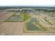Aerial view of a Primary-planned community with ponds, green spaces, and walking trails at 9034 Faulkner Dr, Indianapolis, IN 46239