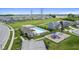 Community pool area featuring a pool, playground, and picnic area in a residential neighborhood at 9034 Faulkner Dr, Indianapolis, IN 46239
