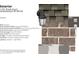 Close up showcasing brick, shingles, and lighting for exterior of home at 1101 Knoll Ct, Greenwood, IN 46143