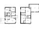 Detailed floor plan showcasing layout of main floor with living room, kitchen, bedrooms, garage and lower level recreation room at 11410 Dunshire Dr, Indianapolis, IN 46229