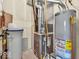 Basement featuring a furnace and water softener at 11936 Esty Way, Carmel, IN 46033