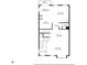 Second floor plan exhibiting the kitchen, living room, dining area, Gathering room, and balcony at 11936 Esty Way, Carmel, IN 46033