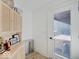 Pantry featuring custom wooden cabinets and wood floors at 1208 N Alabama St, Indianapolis, IN 46202