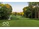 Beautiful golf course featuring lush green grass and green trees surrounding the landscape at 1558 Old Hickory Ln, Westfield, IN 46074