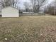 Spacious fenced backyard with a shed, perfect for storage at 4107 E 37Th St, Anderson, IN 46017