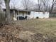 Large backyard with mature trees, perfect for outdoor entertaining at 4107 E 37Th St, Anderson, IN 46017