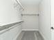 Spacious walk-in closet with carpet floor, shelving, and metal rods for organizing clothes at 4408 W Preserve Pass, New Palestine, IN 46163
