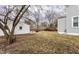Backyard featuring grass and the back of the house at 4644 Cornelius Ave, Indianapolis, IN 46208