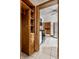 Wooden pantry in kitchen featuring several shelves, drawers and a wooden doorframe at 4644 Cornelius Ave, Indianapolis, IN 46208