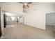 Open living room with neutral walls and carpet at 556 Gibson Dr, Westfield, IN 46074