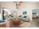 Open living room with neutral decor and a comfortable seating arrangement at 556 Gibson Dr, Westfield, IN 46074