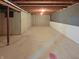 Unfinished basement with exposed ceiling, foundation walls, and concrete flooring at 1155 Dark Star Ct, Whiteland, IN 46184