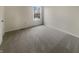Bedroom featuring neutral carpet, a window with a pond view, and outlets at 12036 Weathered Edge Dr, Fishers, IN 46037