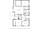 Detailed second floor plan showcasing the layout of the home's living spaces at 1320 N New Jersey St, Indianapolis, IN 46202