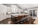 Bright, airy kitchen with a large island, counter seating, and designer pendant lighting at 1320 N New Jersey St, Indianapolis, IN 46202